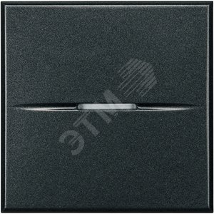 Axolute Кнопка 10А 2М антрацит (HS4005M2A) - Legrand