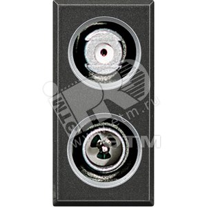 Axolute Розетка TV-SAT темный (HS4214D) - Legrand