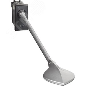 Axolute. Точечный светильник для чтения LED. 230В 3,3 Вт 110Лм 2 модуля. Цвет Алюминий (HS4362) - Legrand