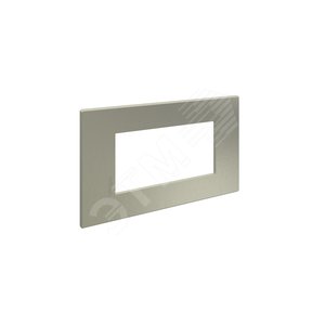 Axolute. Рамка Air, итальянский стандарт 4 мод. Цвет ‘‘Матовый титан‘‘ (HW4804TIS)