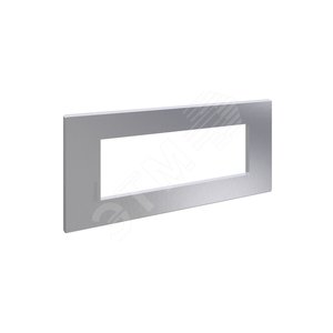 Axolute. Рамка Air, итальянский стандарт 6 мод. Цвет ‘‘Матовый хром‘‘ (HW4806CRS)