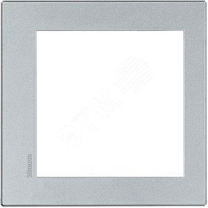 Axolute Eteris Рамка декоративная 8 модулей алюминий - Legrand