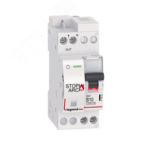 УЗДП DX3 Stop Arc 1P+N B10A 6000A с автоматическим выключателем - артикул 415920