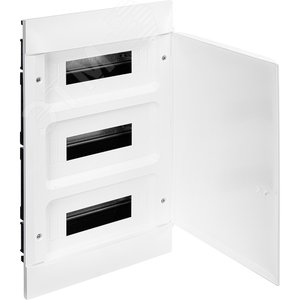 Practibox S Пластиковый щиток Встраиваемый (ЩРв-П) 3X12 Белая дверь - фото 2