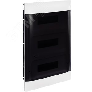 Practibox S Пластиковый щиток Встраиваемый (ЩРв-П) 3X12 Дымчатая дверь - фото 7