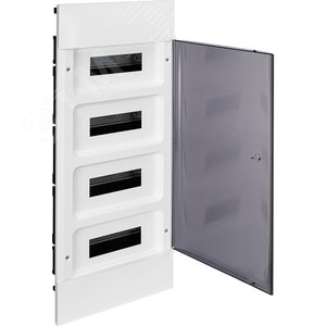 Practibox S Пластиковый щиток Встраиваемый 4X12 Дымчатая дверь | 135554 | Legrand - фото 2