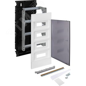 Practibox S Пластиковый щиток Встраиваемый 4X12 Дымчатая дверь | 135554 | Legrand - фото 6