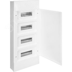 Practibox S Пластиковый щиток Навесной (ЩРн-П) 4X12 Белая дверь - Legrand Euro
