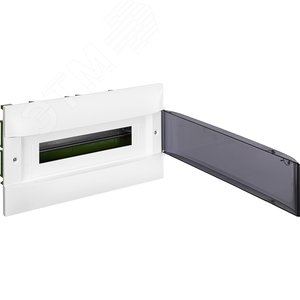 Practibox S Пластиковый щиток Встраиваемый (ЩРв-П) (в полые стены) 1X18 Дымчатая дверь - фото 2