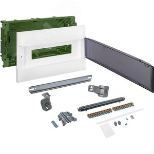Practibox S Пластиковый щиток Встраиваемый (ЩРв-П) (в полые стены) 1X18 Дымчатая дверь - фото 6