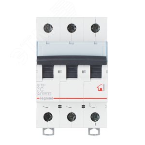 Выключатель автоматический трехполюсный TX3 6000 40А C 6кА | 404060 | Legrand - Legrand