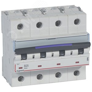 Выключатель автоматический DX3 50кА 25А 4П B (410124) - Legrand