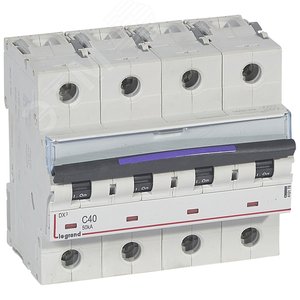 Выключатель автоматический DX3 50кА 40А 4П C (410178) - Legrand
