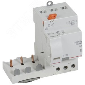 Блок дифференциальный DX3 63А 3П Hpi 30mА (410486) - Legrand