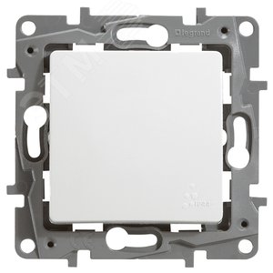 ETIKA Переключатель IP44 белый 10АХ (672200)