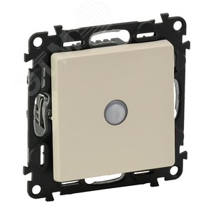 Valena LIFE Переключатель со встроенным датчиком движения 160° С лицевой панелью Безвинтовые зажимы Слоновая кость (752265) - Legrand