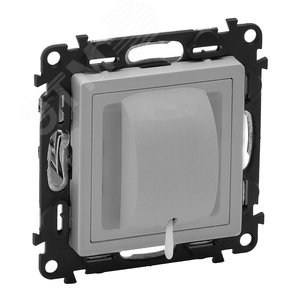Valena LIFE DIY Алюминий Выключатель кнопочный 1-клавишный со шнуром | 752324 | Legrand - Legrand