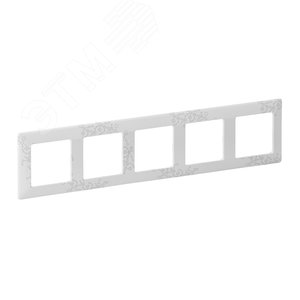 Valena LIFE Рамка 5 постов Эл грей универсальная (754125)