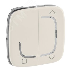 Valena ALLURE MyHome Play Zigbee Лицевая панель для радиоприемного выключателя/для приводов жалюзи/рольставень слоновая кость - Legrand