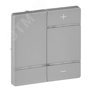 Valena LIFE MyHome Play Zigbee Лицевая панель для светорегулятора-радиоприемника Алюминий (754742) - Legrand