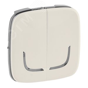 Valena ALLURE MyHome Play Zigbee  Лицевая панель для выключателя-радиоприемника 2-канального Слонова - Legrand
