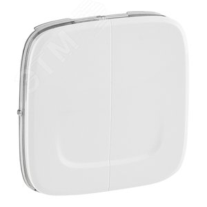 Valena ALLURE MyHome Play Zigbee  Лицевая панель для радиоуправляющего устройства 2-канального ON-OFF Белая (754784) - Legrand