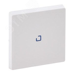 Valena LIFE Лицевая панель для выключателя одноклавишного с подсветкой/индикацией  Белая (755100)