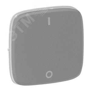 Valena ALLURE Лицевая панель для выключателя двухполюсного Алюминий (755127)