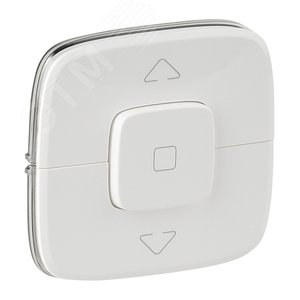 Valena ALLURE Лицевая панель для выключателя жалюзи и рольставней Белая (755145)