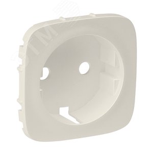 Valena ALLURE Лицевая панель розетки 2К+З Слоновая кость (755206) - Legrand