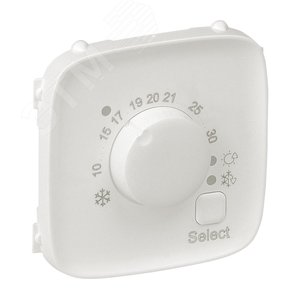 Valena ALLURE Лицевая панель комнатного электронного термостата Жемчуг (755319)