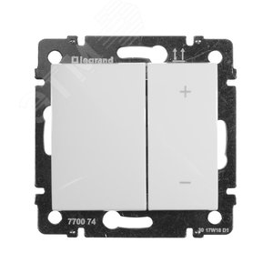 VALENA Светорегулятор 4-кнопочный в рамку белый 600Вт (770074) - Legrand