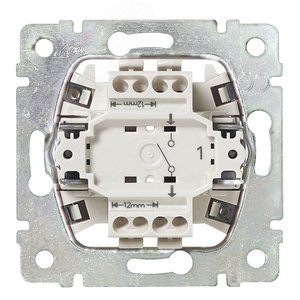 VALENA Выключатель двухклавишный в рамку алюминий (770102) - Legrand