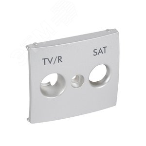 Накладка TV-FM-SaT алюминиевая (770186) - Legrand