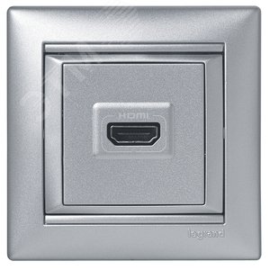 VALENA Розетка HDMI алюминий - Legrand