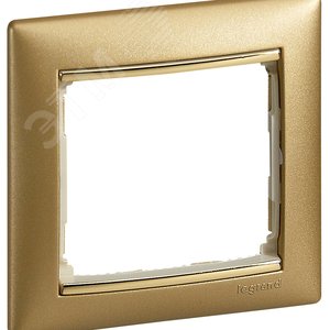 VALENA Рамка 1 пост матовое золото - Legrand Euro