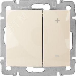 VALENA Светорег.4кн.400Вт сл.к. - Legrand