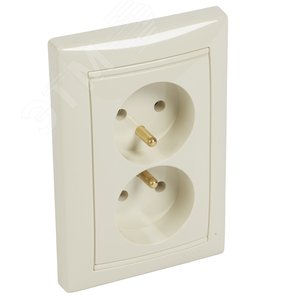 Розетка 2X2К+З фр СЛНК VLN (774177) - Legrand