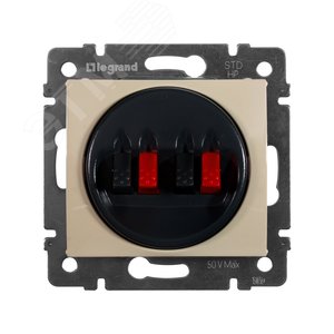 VALENA Розетка для акустических систем в рамку слоновая кость (774324) - Legrand