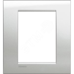 LL Рамка 3+3 цвет Лун.серебро