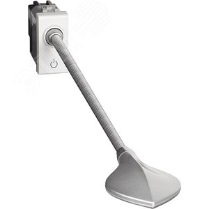 Livinglight. Точечный светильник для чтения LED. 230В 3,3 Вт 110Лм 2 модуля. Цвет Алюминий (N4362) - Legrand