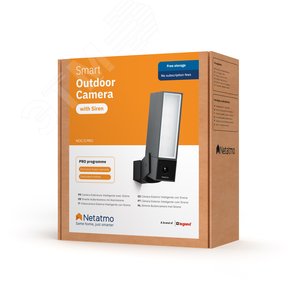 Netatmo.Умная уличная камера видеонаблюдения с прожектором.Упаковка Pro. - фото 2