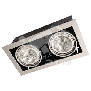 Светильник NC Пегас 2х50 GY6,35 встр.зерк.        Downlight б/трансф. (PEGASUS 250 B30) - NORTHCLIFFE