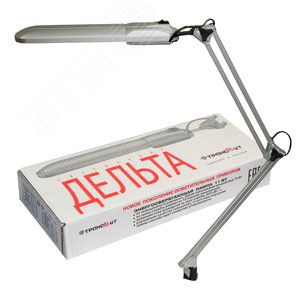 Светильник Дельта ФДБ13-11-001 (КЛЛ, 2G7, 11Вт, кронштейн) серый - фото 4