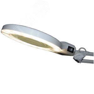 Светильник Леда С20-035 ПДБ50-8-035 с увеличительной линзой 2D, LED, 8Вт, на струбцине, белый - фото 4