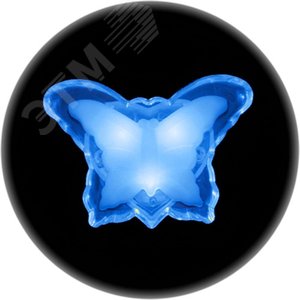 Ночник Ultra LIGHT CZ-4B Бабочка 0,3Вт 220В LED (000000000948) - Трансвит