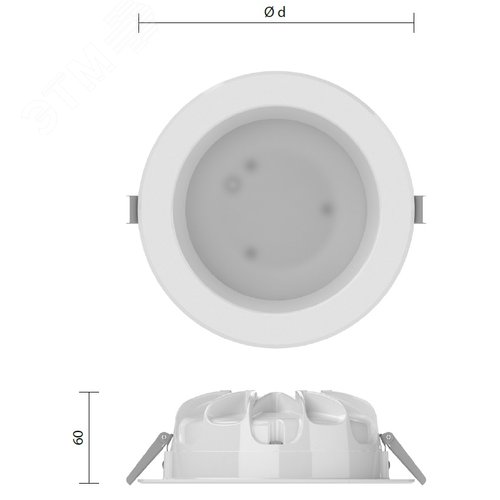 Светильник светодиодный ДВО-30 Термит LED-30 -d245/В/М/3500 2