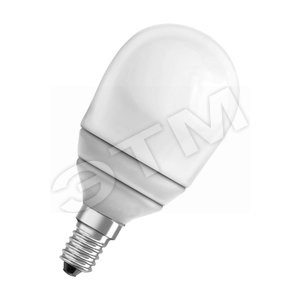 Лампа КЛЛ 7/825 E14 D50x101 шар Osram (946324) - LEDVANCE
