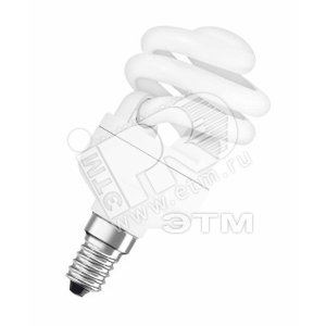 Лампа энергосберегающая КЛЛ 11/827 E14 D40x107 спираль Osram (411983) - LEDVANCE