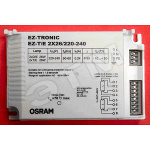 Электронный пускорегулирующий аппарат ЭПРА КЛЛ    2х18 EZ-T/E VS50 OSRAM (534156) - LEDVANCE